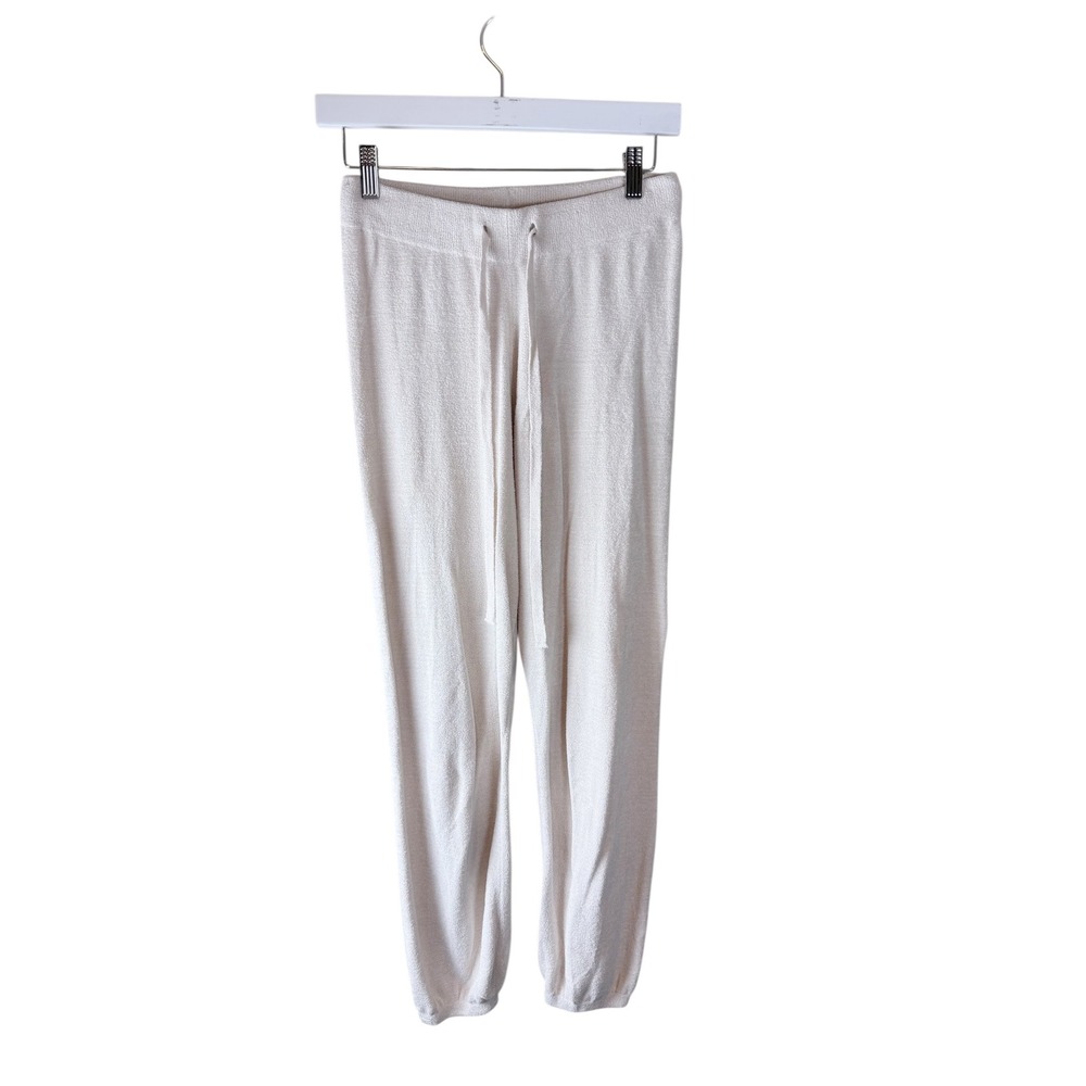 Barefoot Dreams CozyChic Ultra Lite Track Pants Sand Dune BDWCU1094 Womens Xs